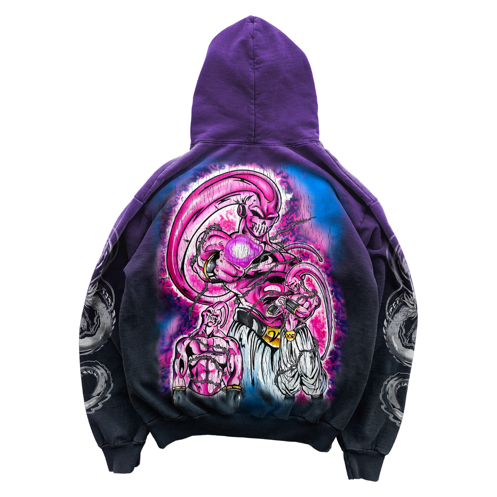 Warren Lotas パーカー モンスタートラックパーカー XL Pink Guy Hoodie - Purple/Black – Warren Lotas