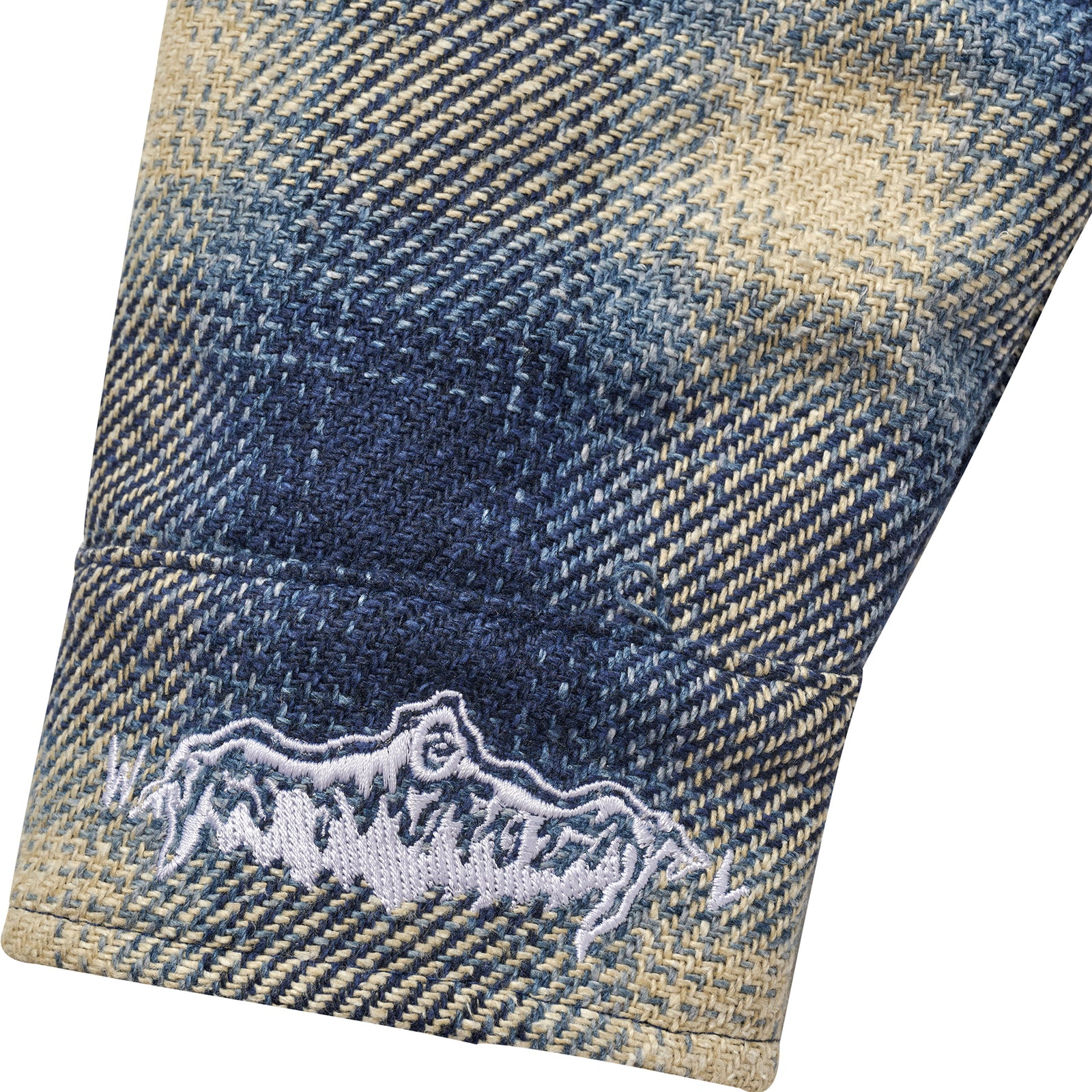 Quilted Lined Flannel - Blue Plaid