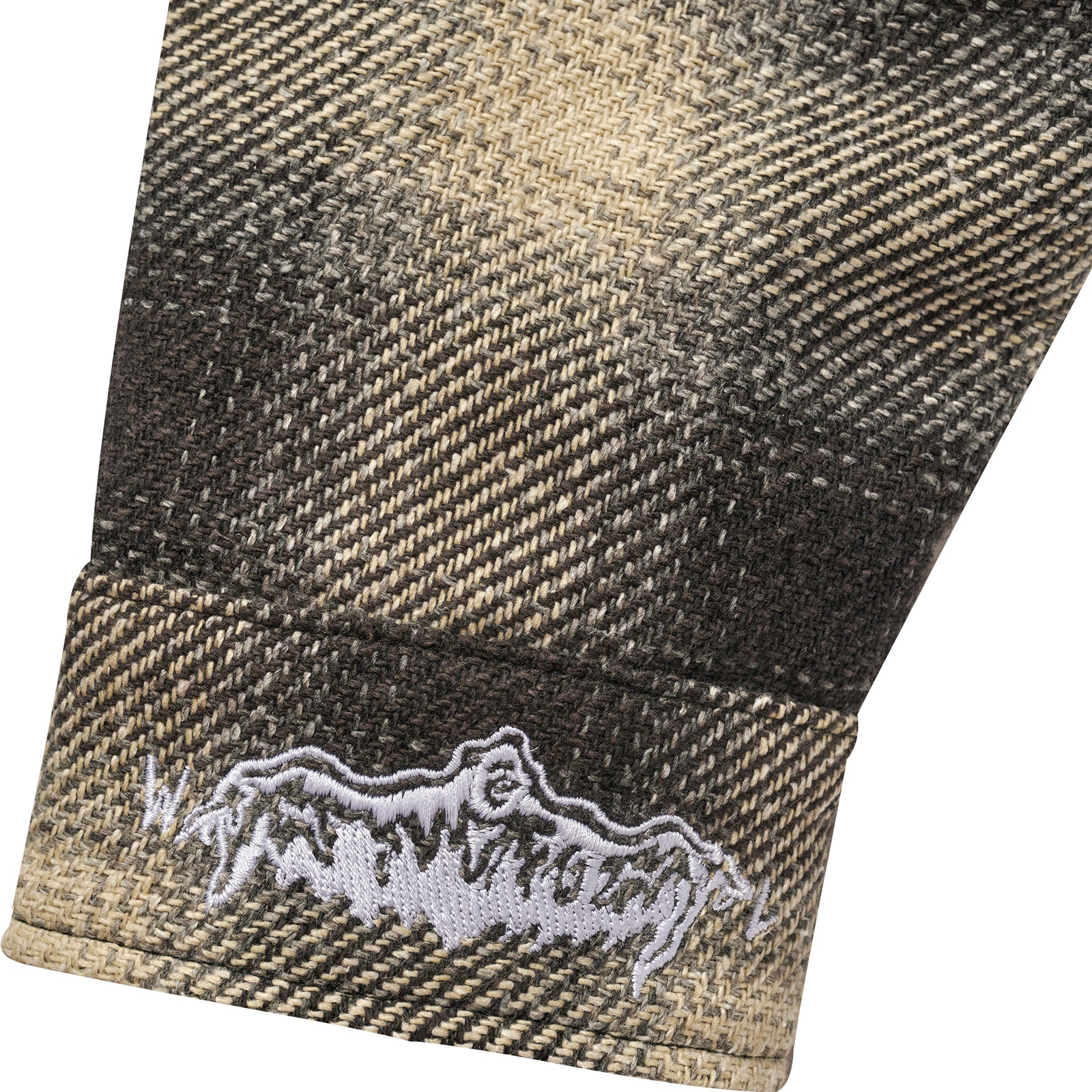 Quilted Lined Flannel - Black Plaid