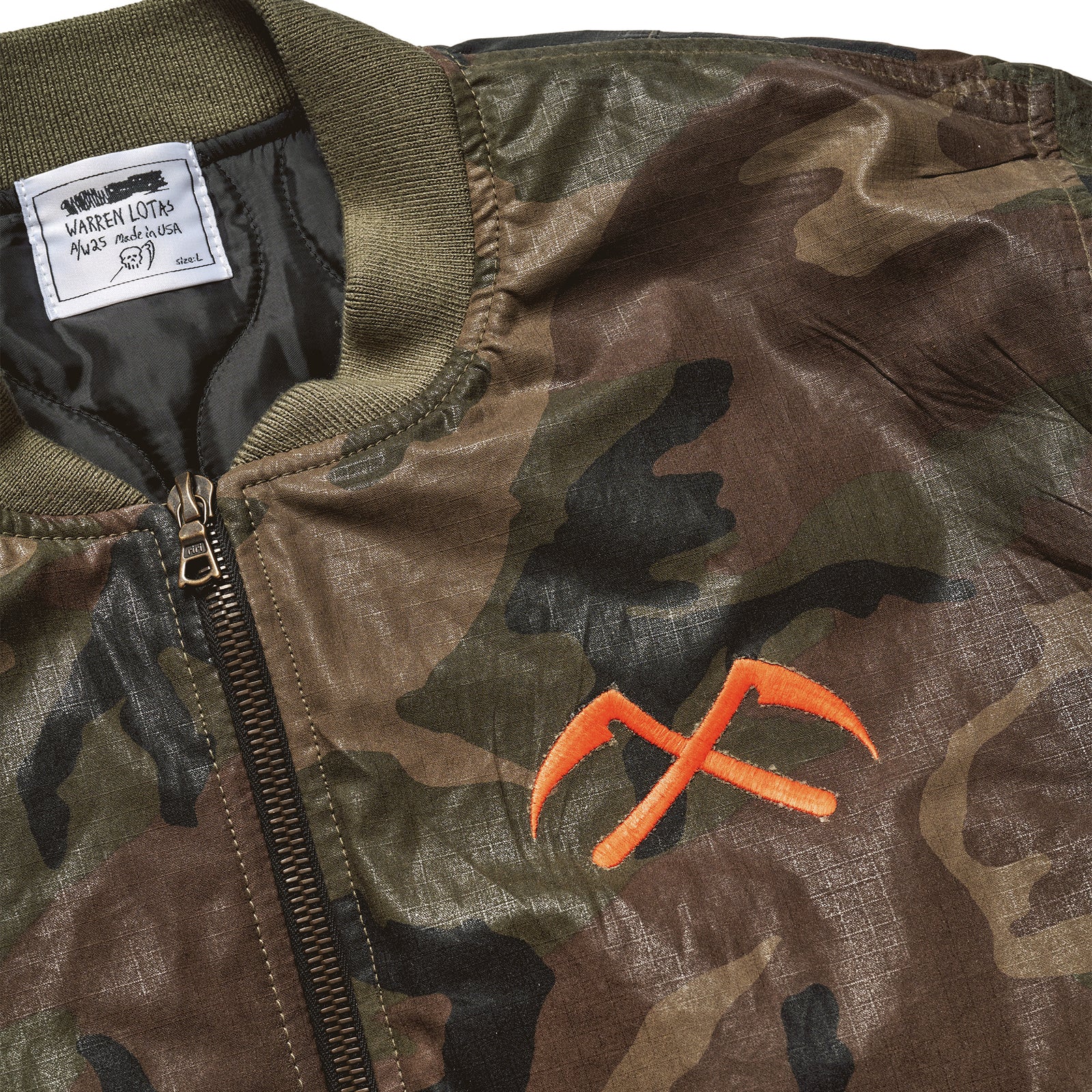 Serenity Reaper Waxed Bomber Jacket