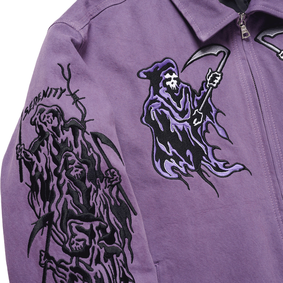 Dueling Reaper Work Jacket - Purple