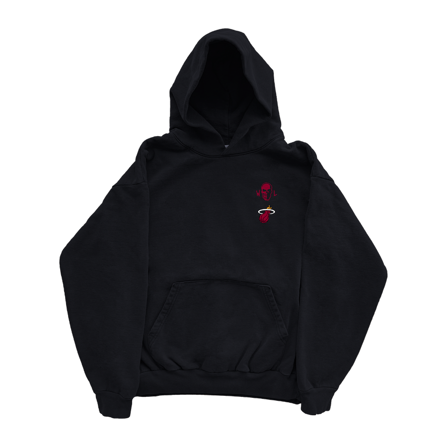 Miami Hustle Hoodie - Black