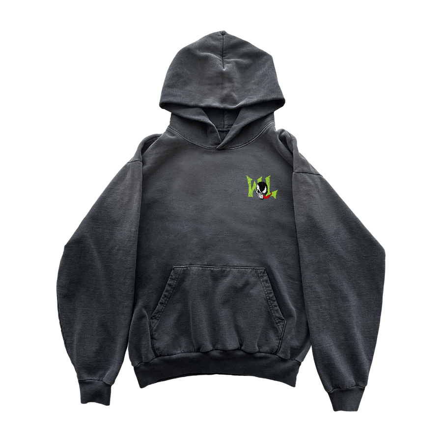 Alien Villain Hoodie - Vintage Black