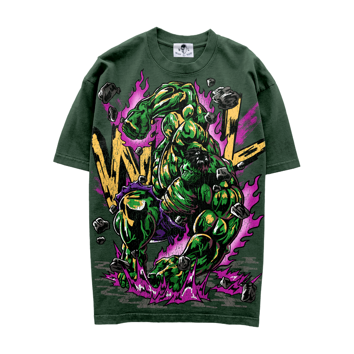 Angry Man T-Shirt - Green