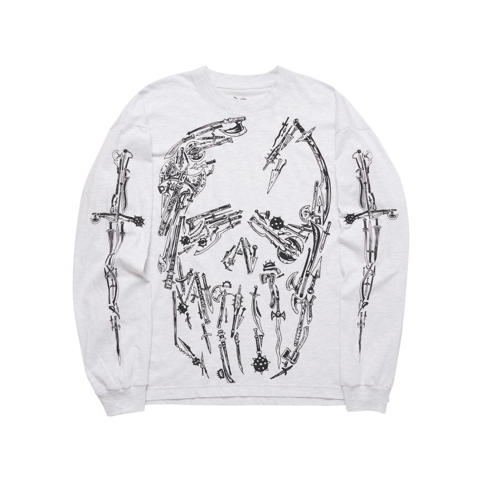 Arsenal Skull Long Sleeve T-Shirt