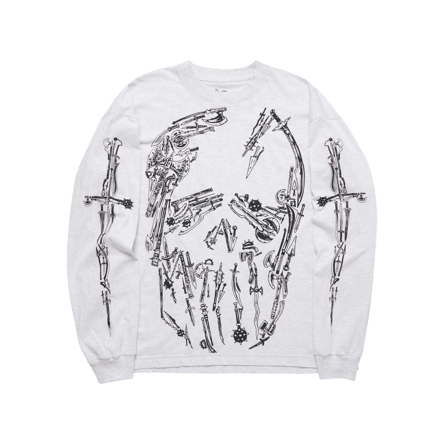 Arsenal Skull Long Sleeve T-Shirt