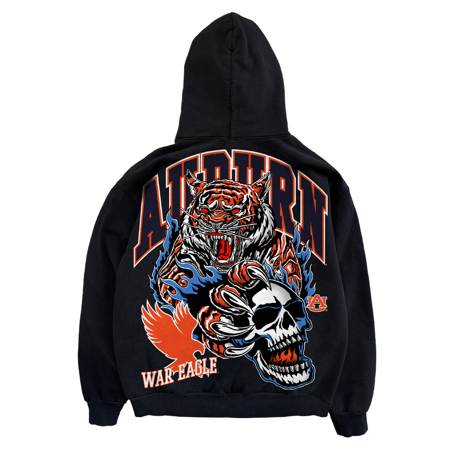 Tiger Fury Hoodie - Black