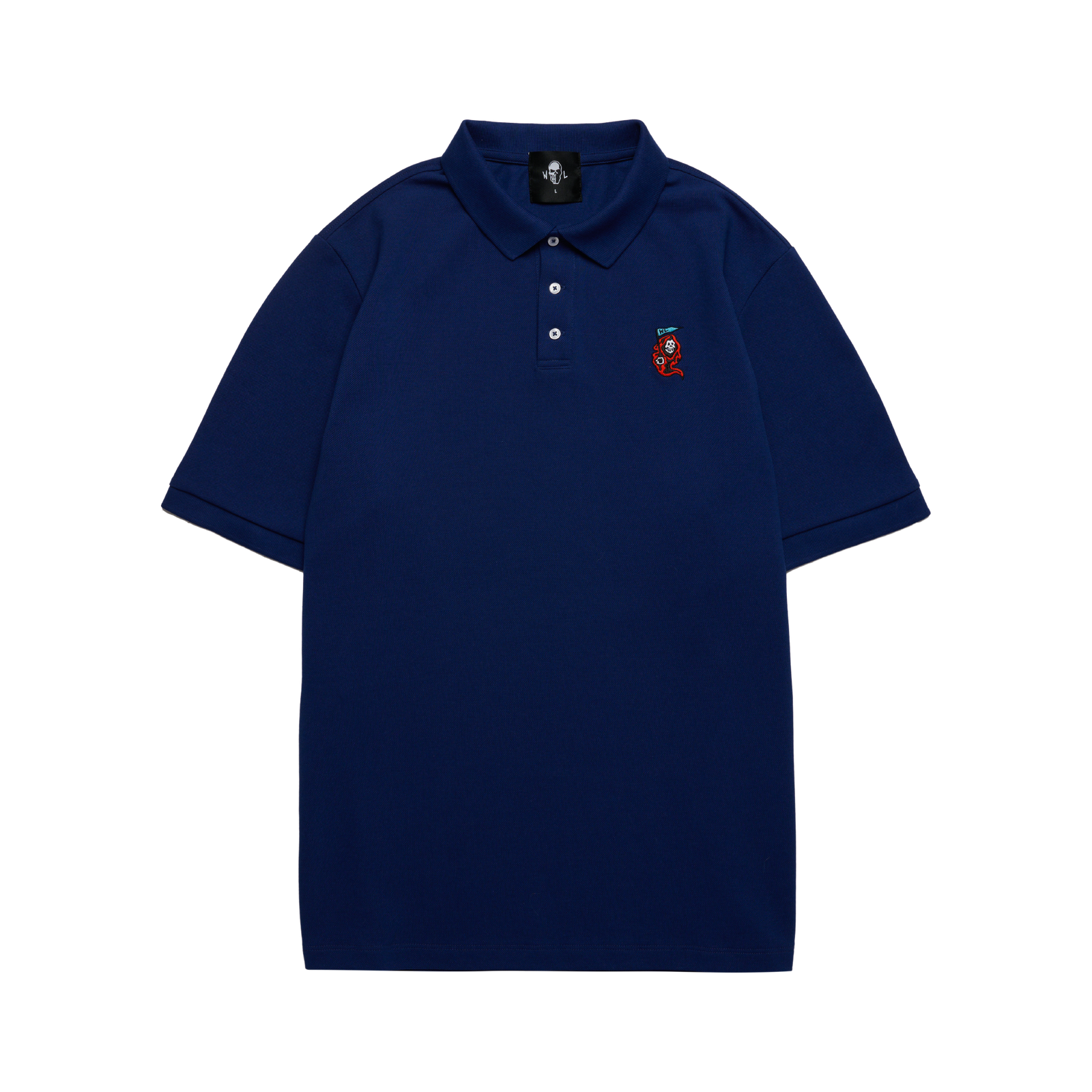 Baby Reaper Pique Polo - Navy