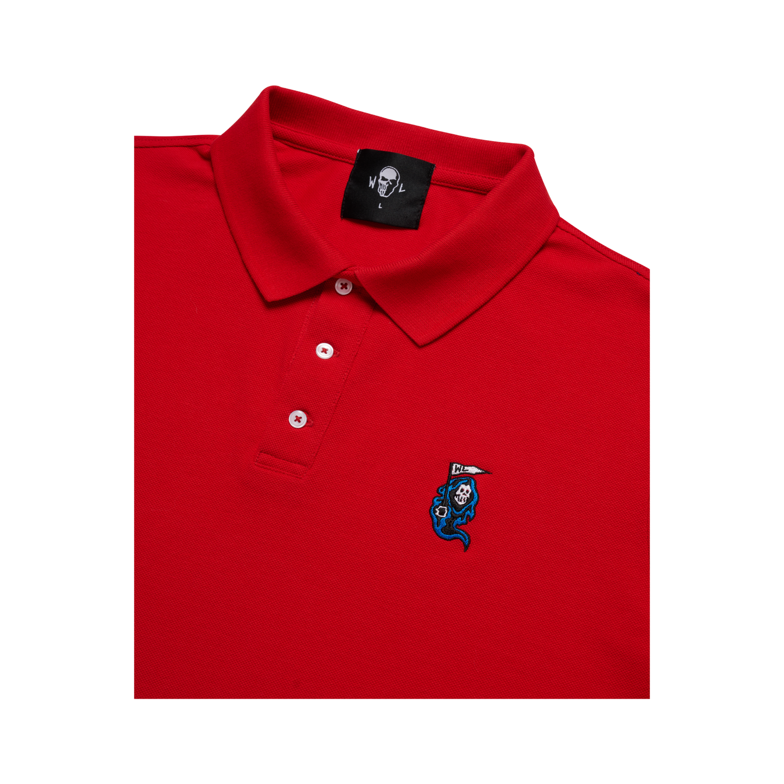 Baby Reaper Pique Polo - Red