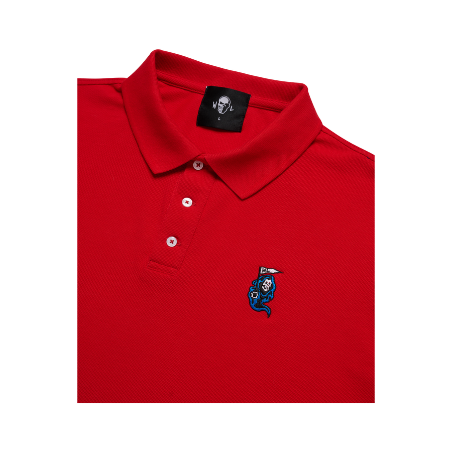 Baby Reaper Pique Polo - Red