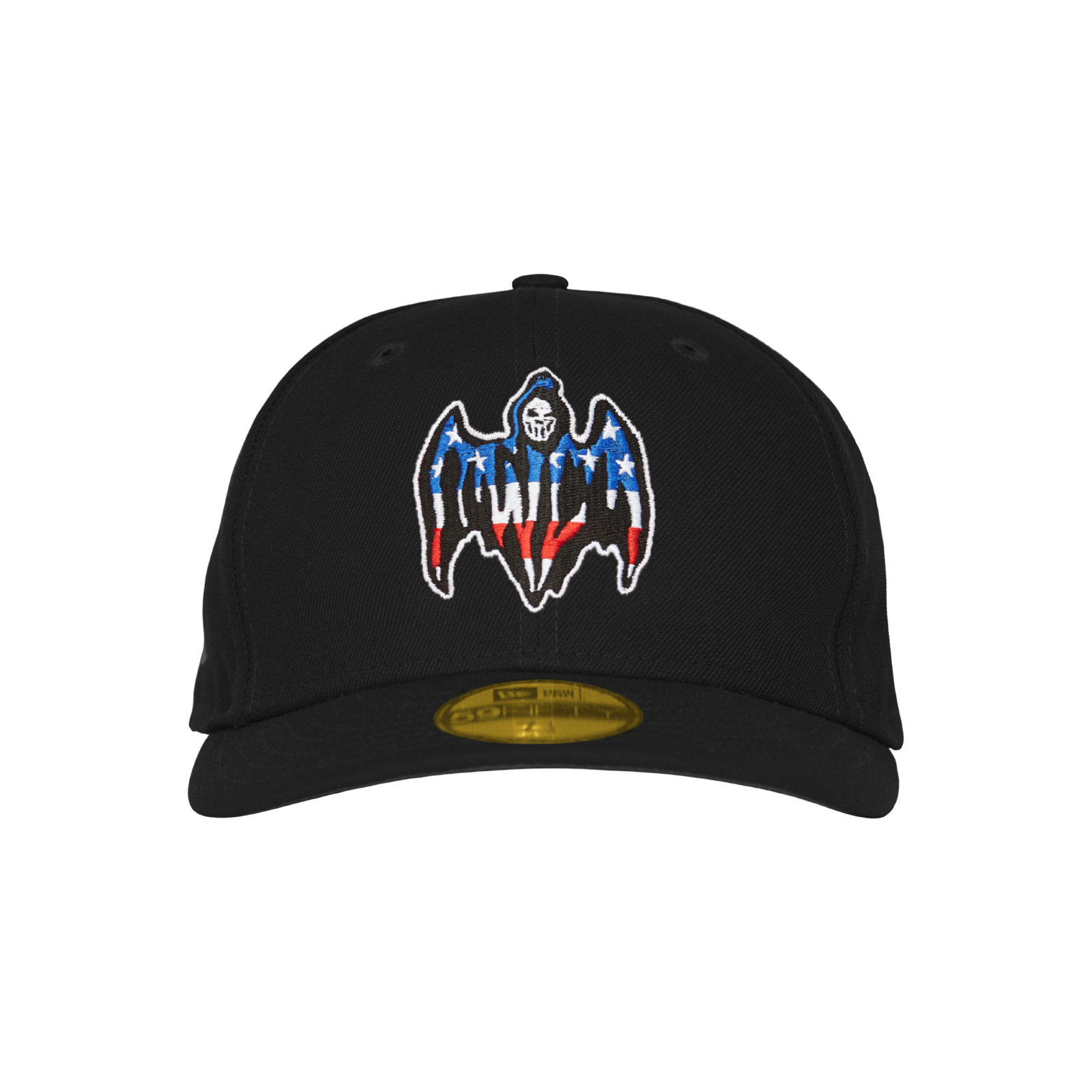 Stars and Stripes Bat Reaper Hat - Black