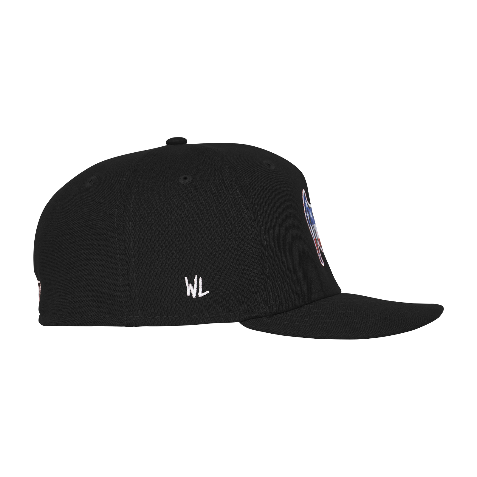 Stars and Stripes Bat Reaper Hat - Black