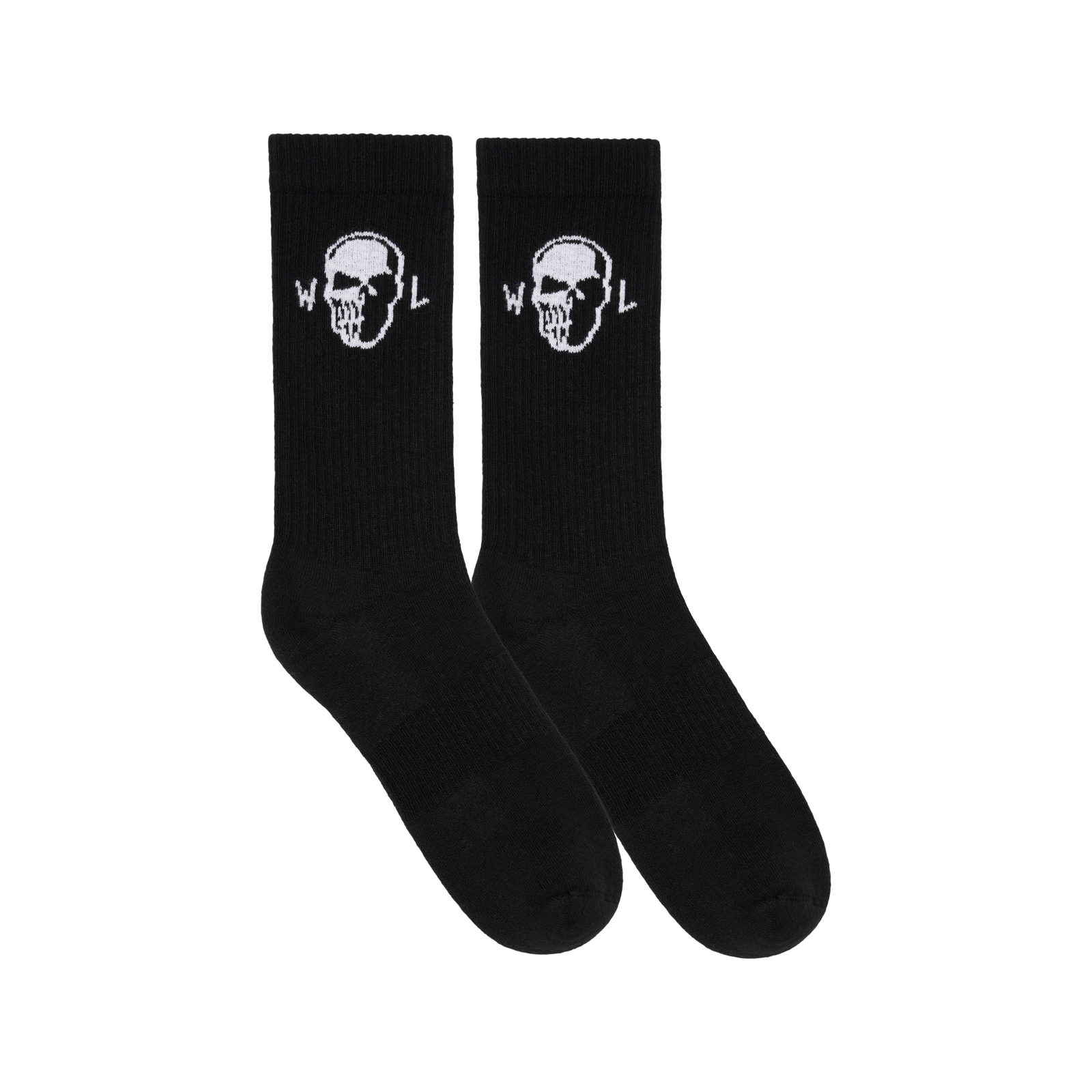 Skull Socks - Black