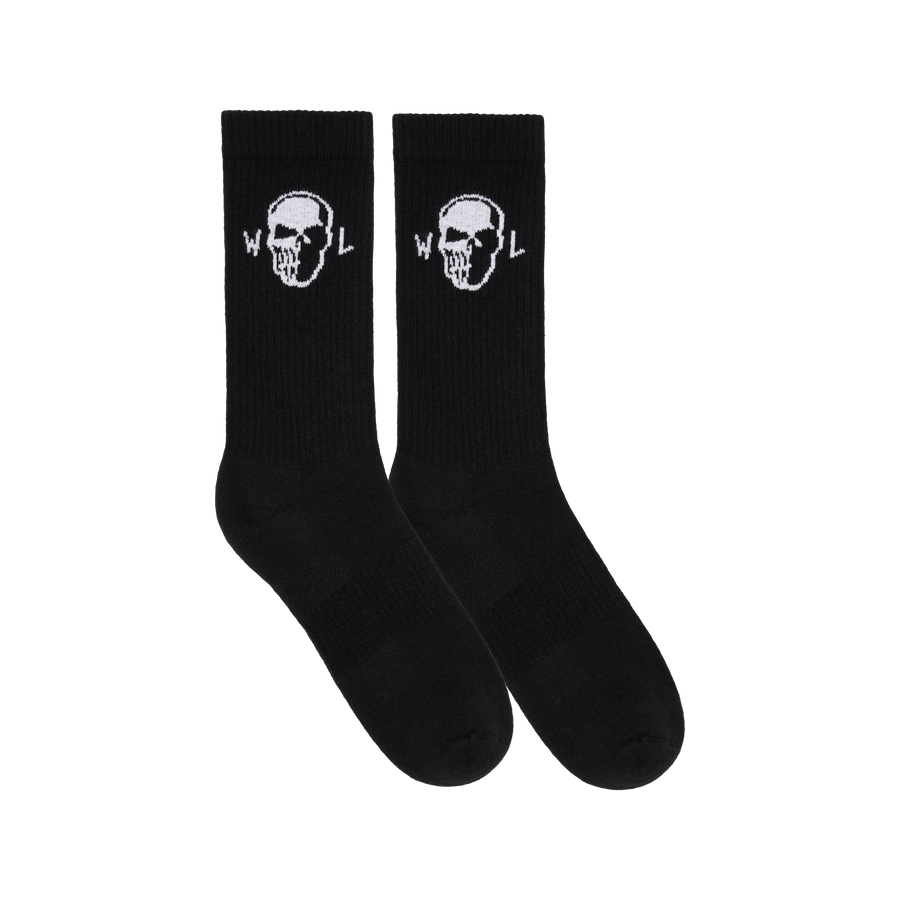 Skull Socks - Black
