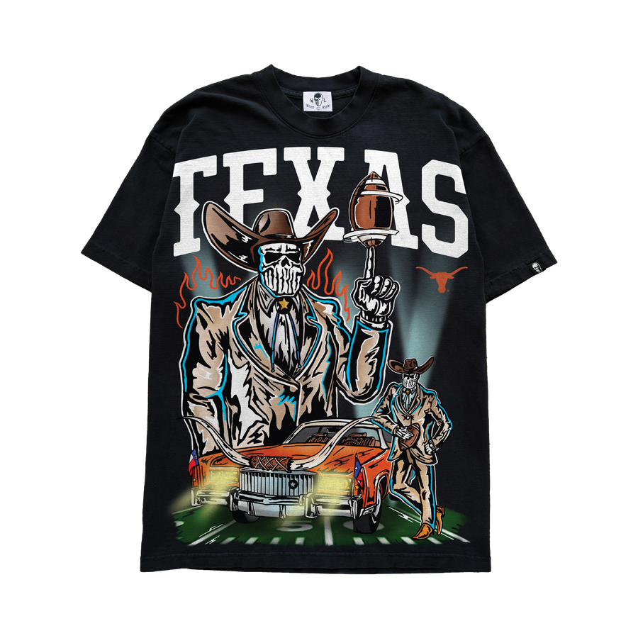Longhorn Bright Lights T-Shirt - Black