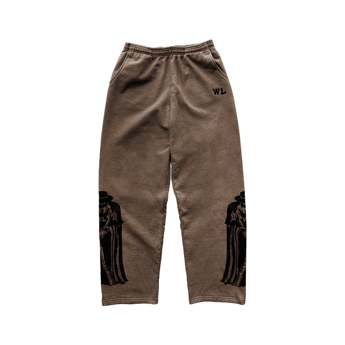 Duster and Rifle Sweatpants - Brown