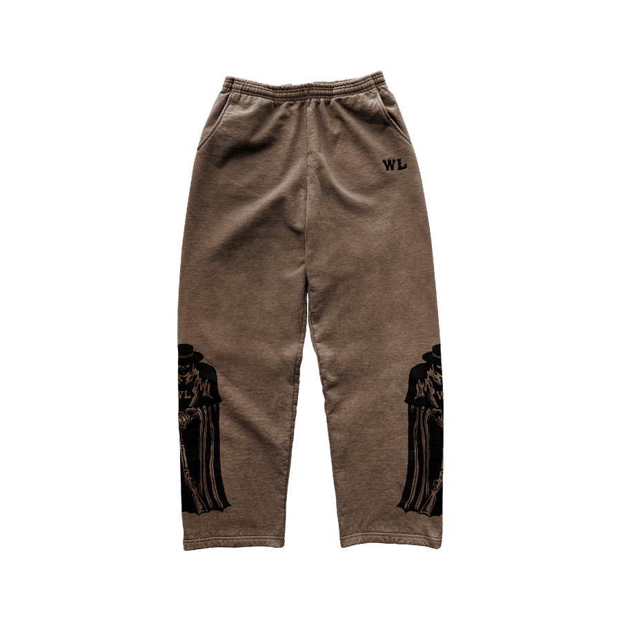 Duster and Rifle Sweatpants - Brown
