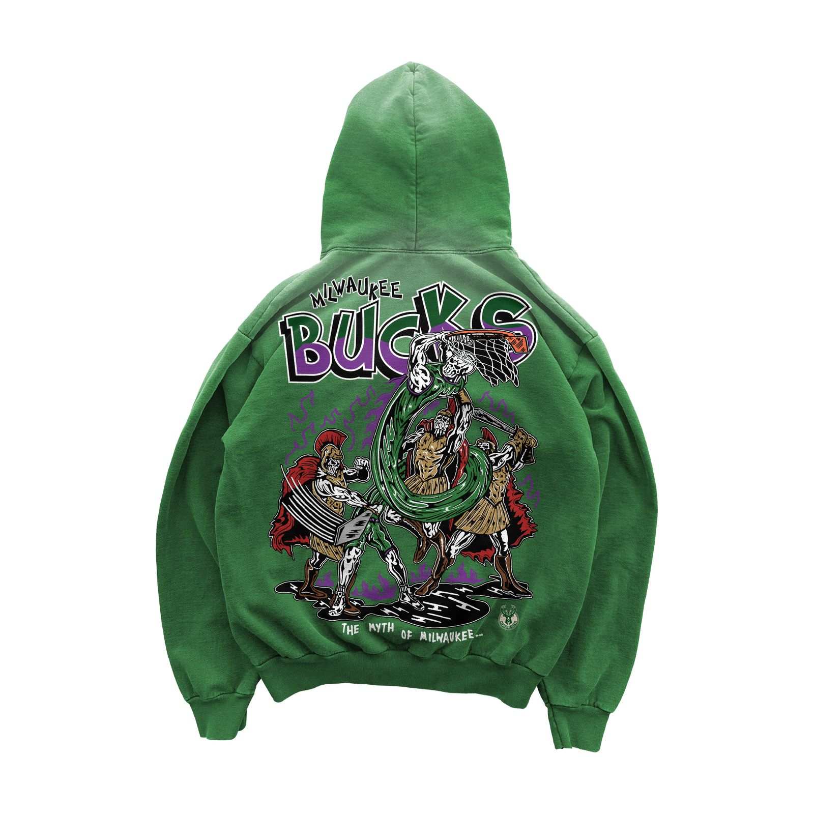 Bucks Myth Hoodie - Faded Green