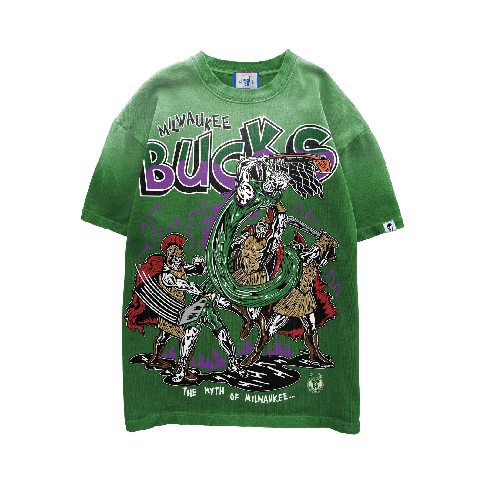 Bucks Myth T-Shirt - Faded Green