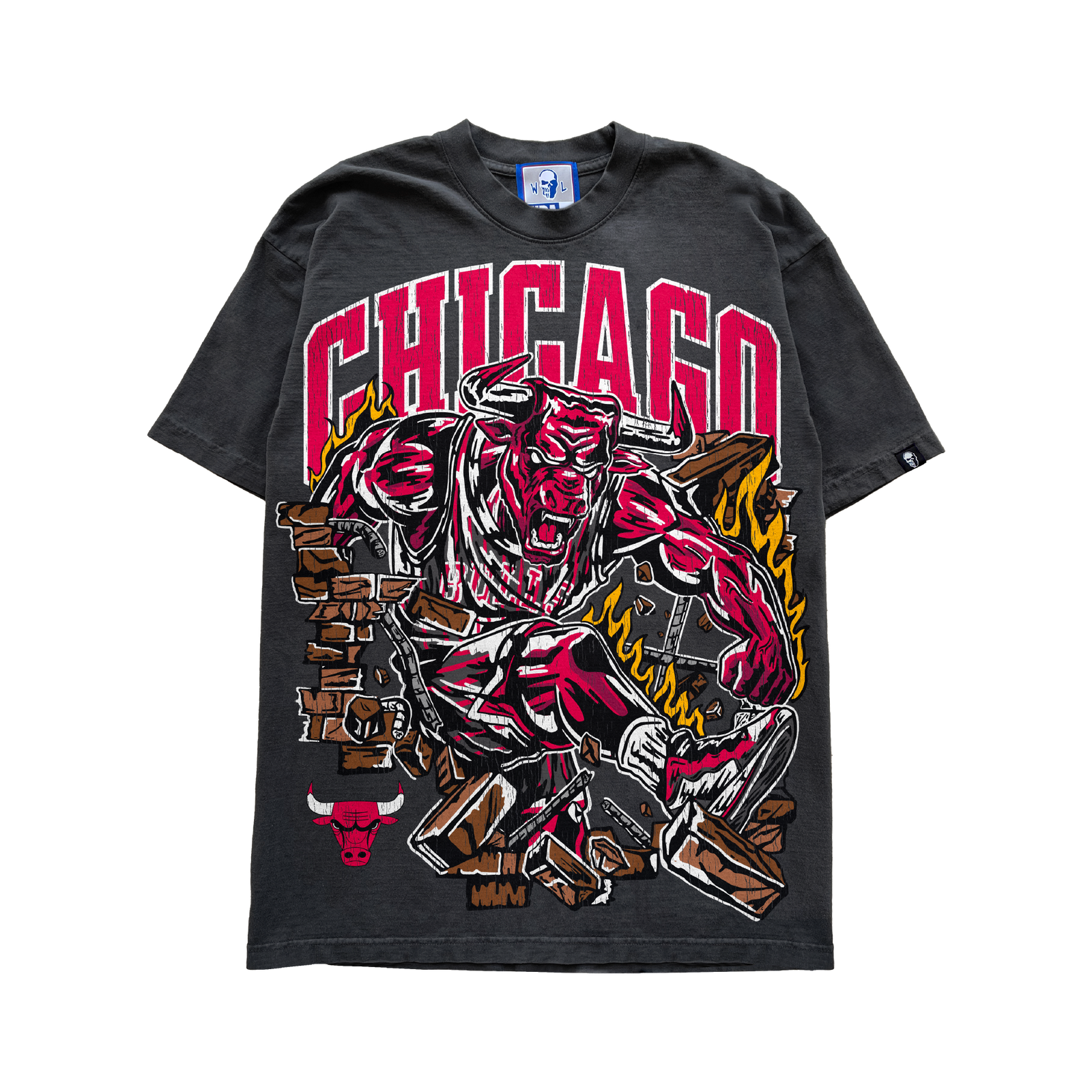 Raging Bull T-Shirt - Stonewash