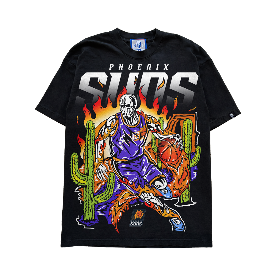 Cactus Crossover T-Shirt - Black