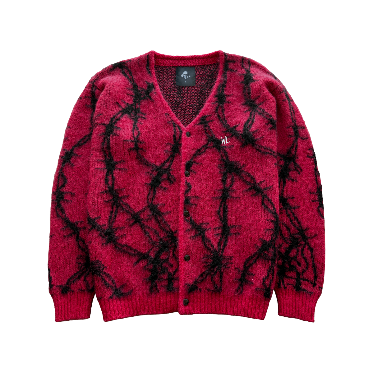 Barbed Wire Mohair Blend Cardigan