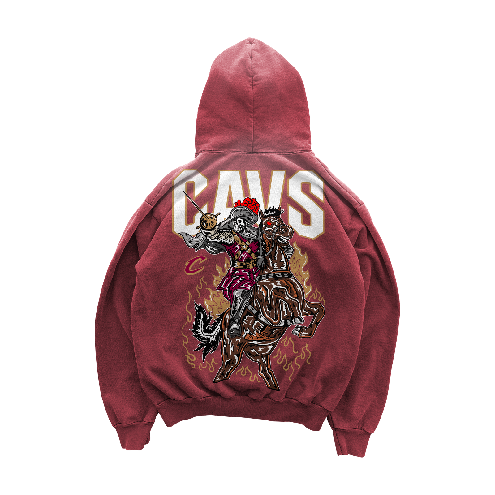 The Cavalier Hoodie - Faded Wine