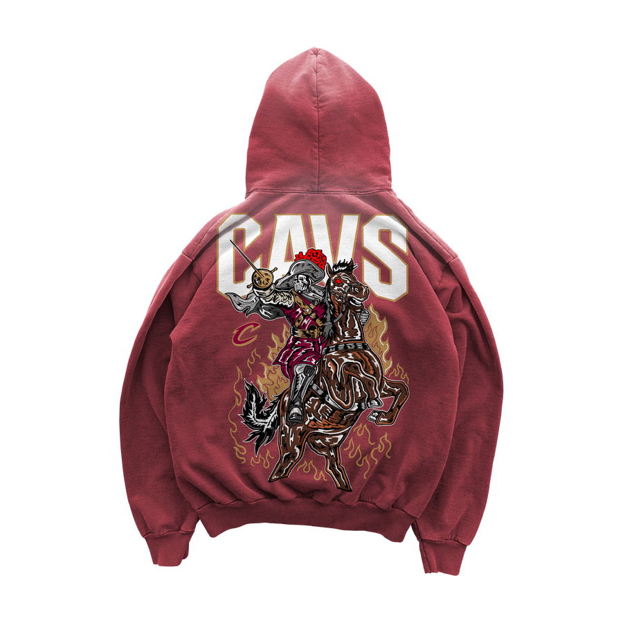 The Cavalier Hoodie - Faded Wine