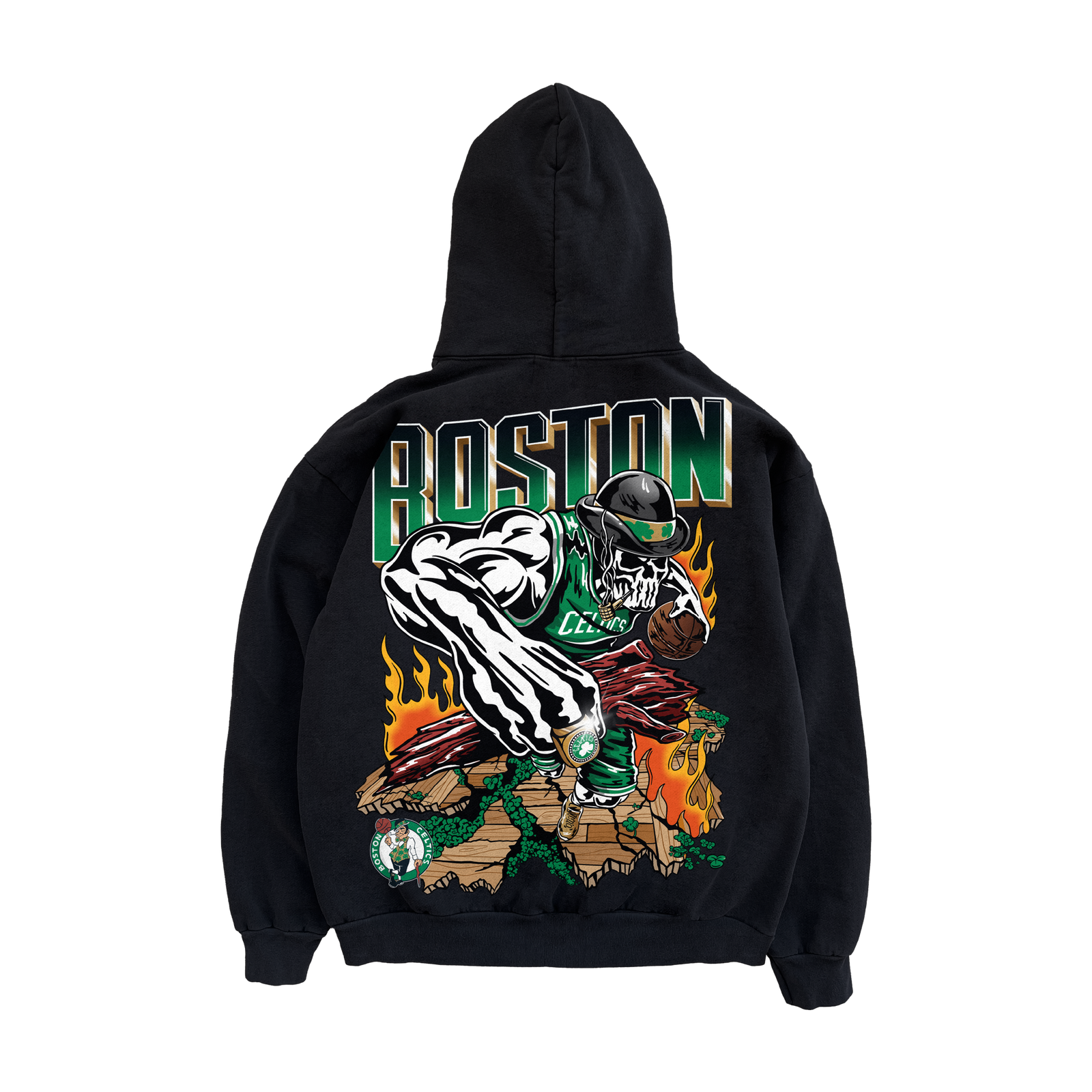 Boston Clutch Hoodie - Black