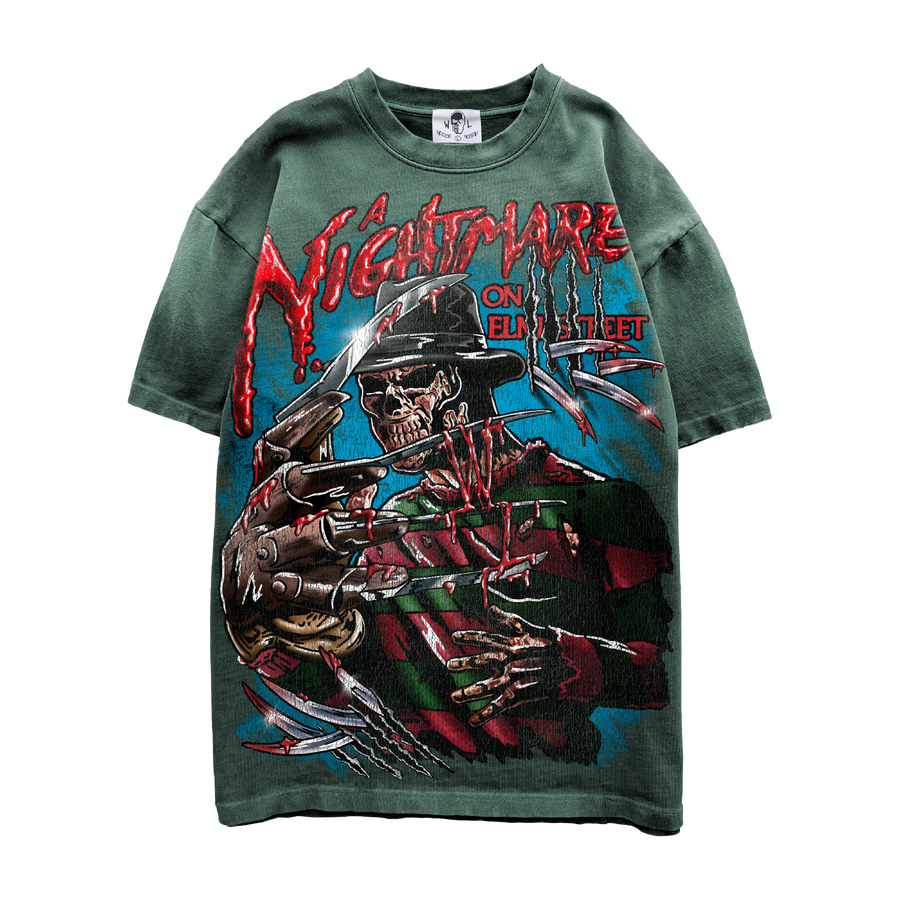 Claw Man T-Shirt - Sunfaded Green