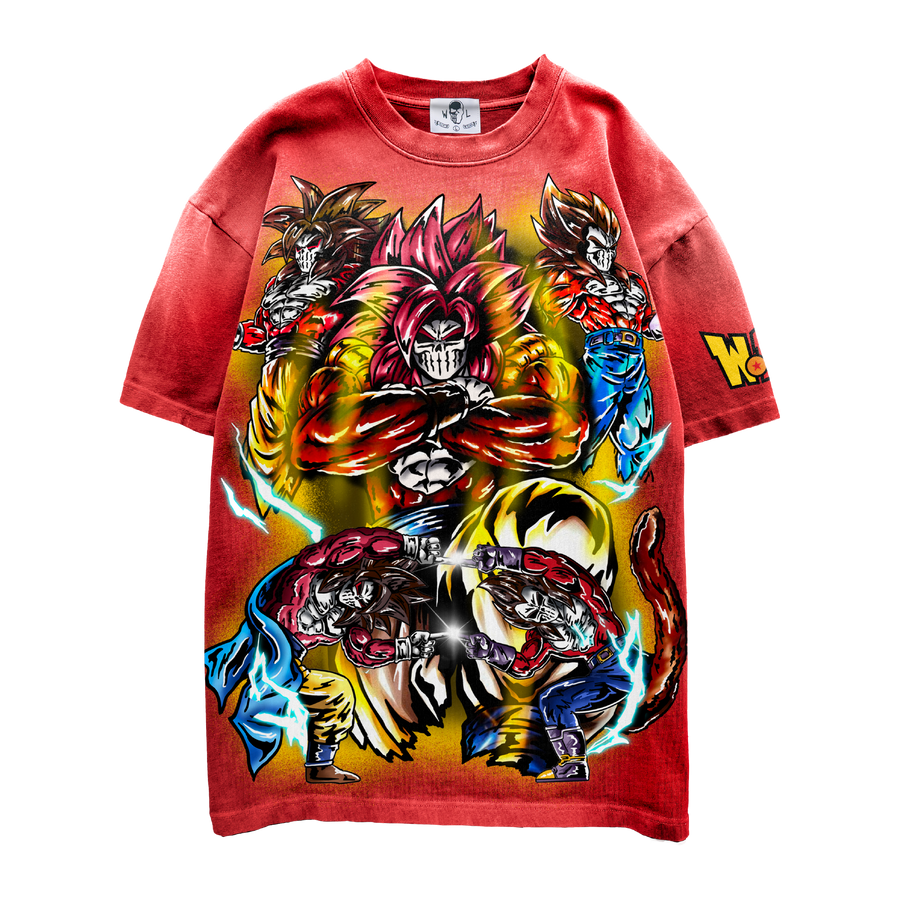 Combined Guy T-Shirt - Sunfaded Red