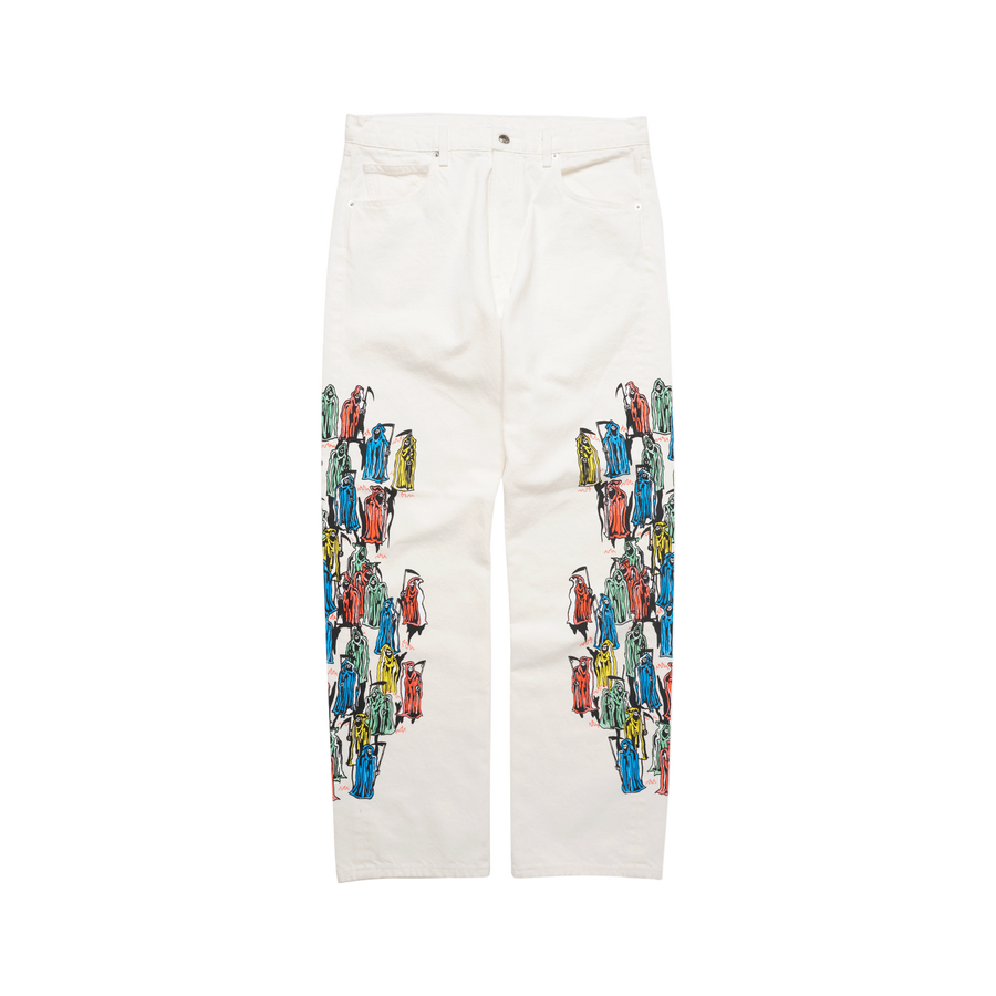 Crayon Reapers Denim Pants - Off White
