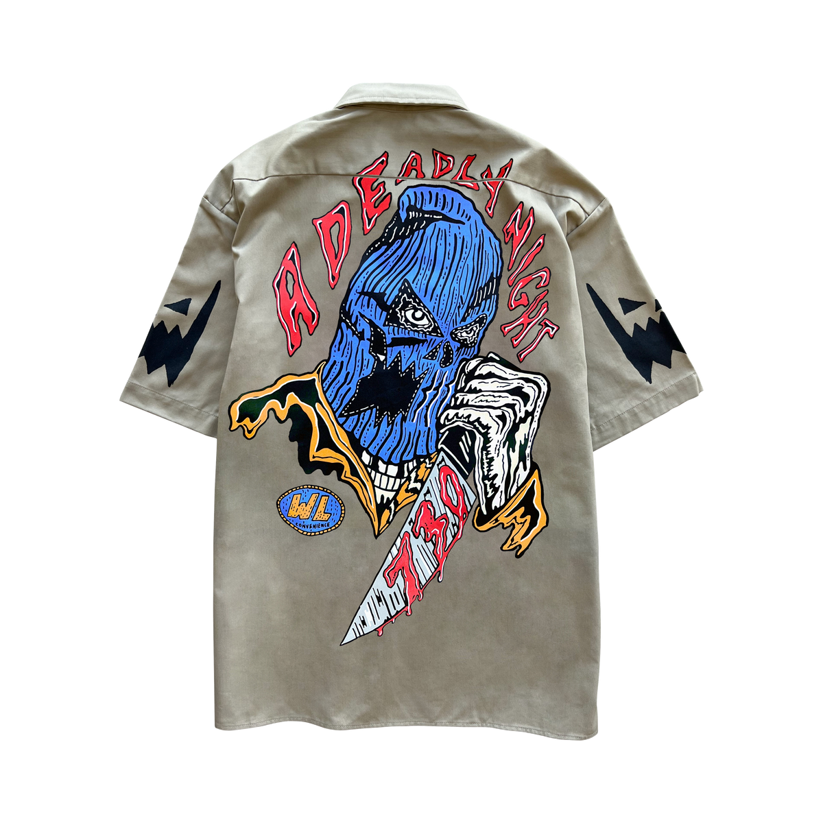 A Deadly Night Button Down Shirt