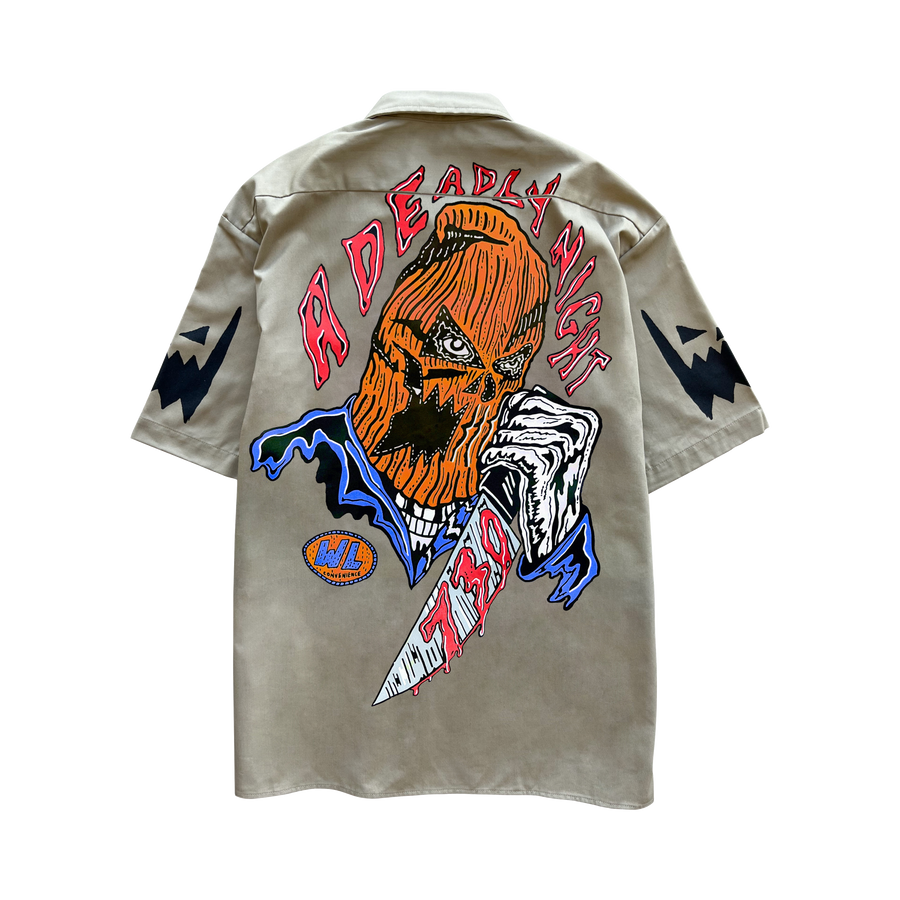 A Deadly Night Button Down Shirt