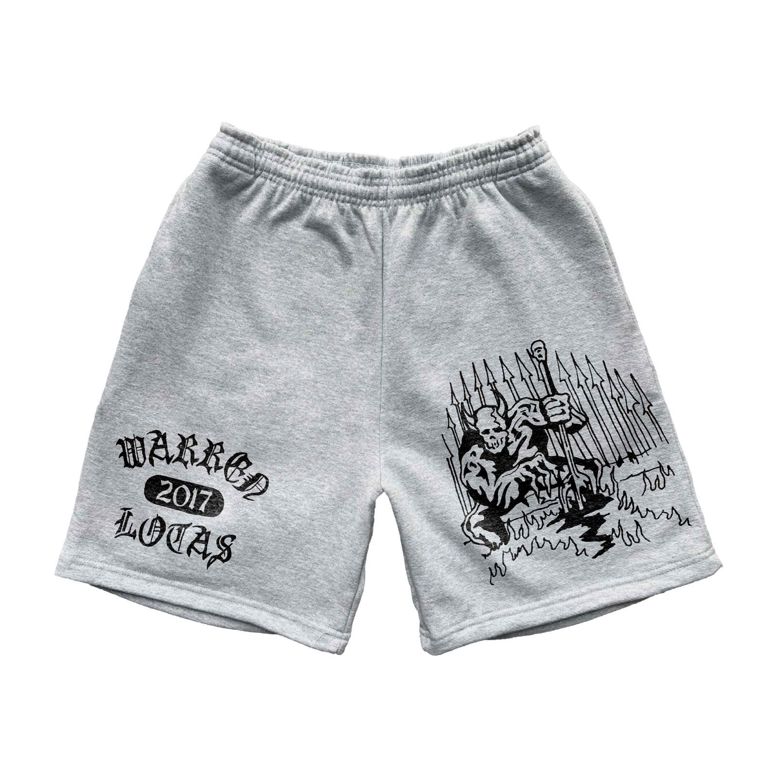 Demon Guard Sweatshorts - Heather Grey