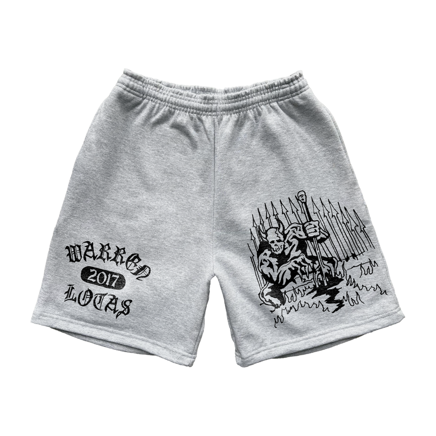 Demon Guard Sweatshorts - Heather Grey