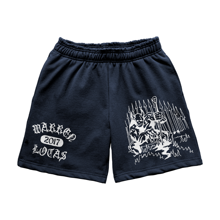 Demon Guard Sweatshorts - Navy