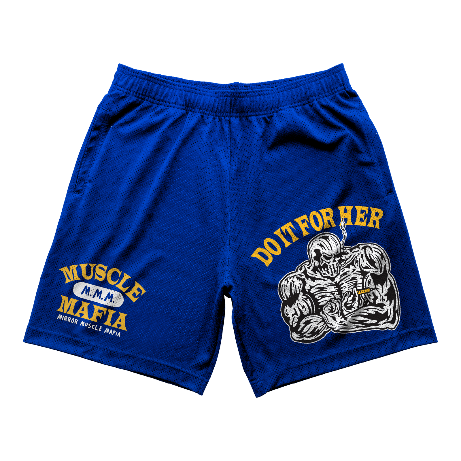 MMM For Her Mesh Shorts - Royal Blue