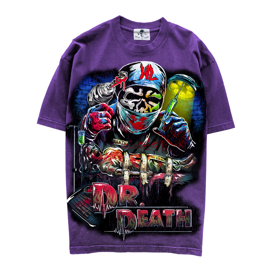 Dr. Death II T-Shirt - Purple