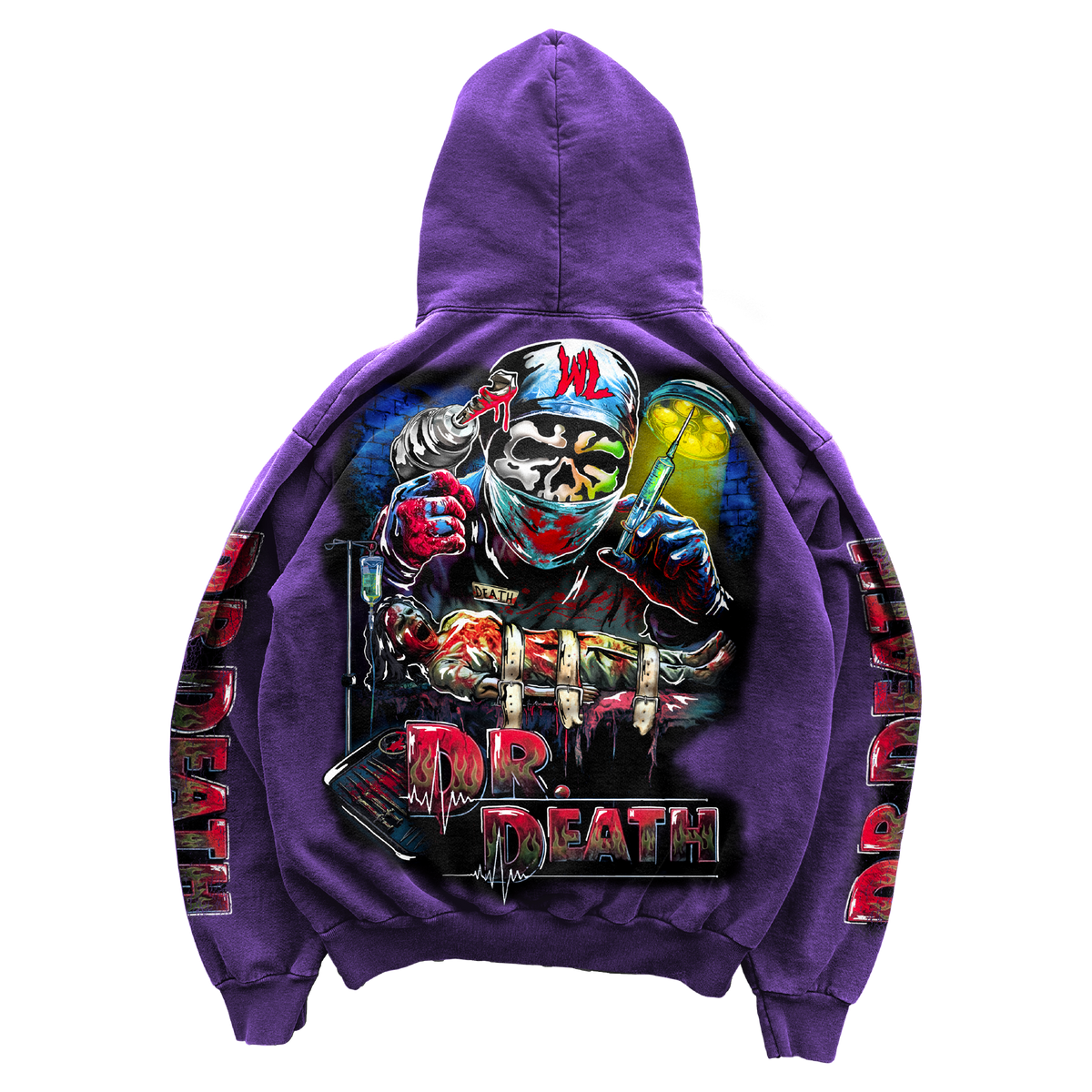 Dr. Death II Hoodie - Purple