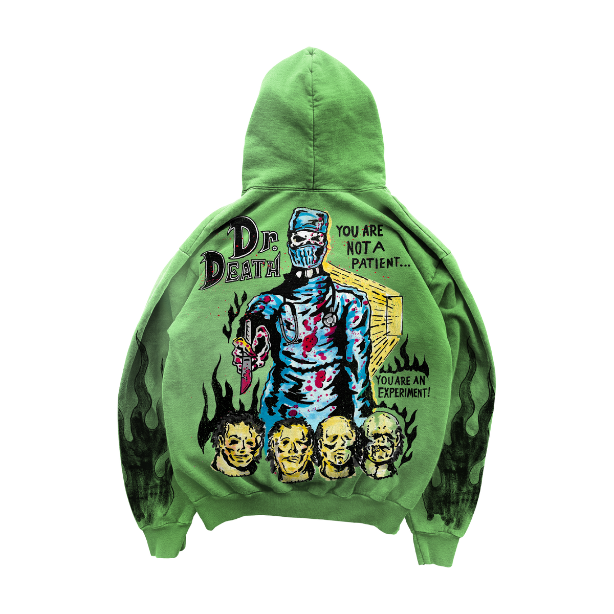 Dr. Death III Hoodie - Green