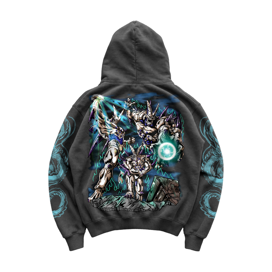 Dragon King Hoodie - Vintage Black