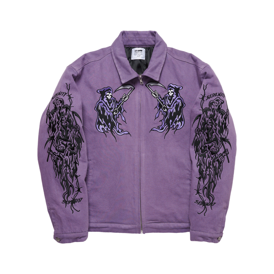 Dueling Reaper Work Jacket - Purple