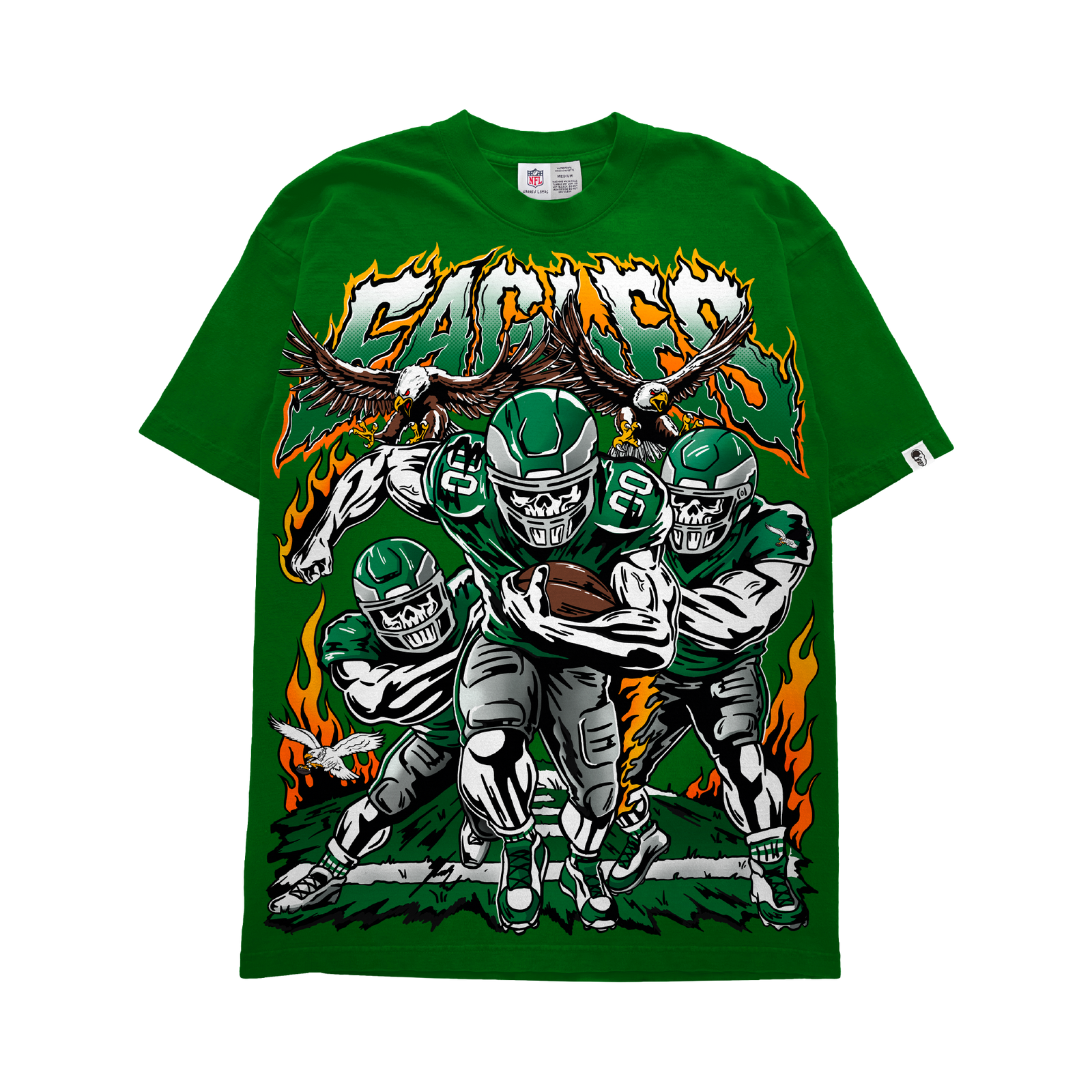 Eagles Push T-Shirt - Kelly Green