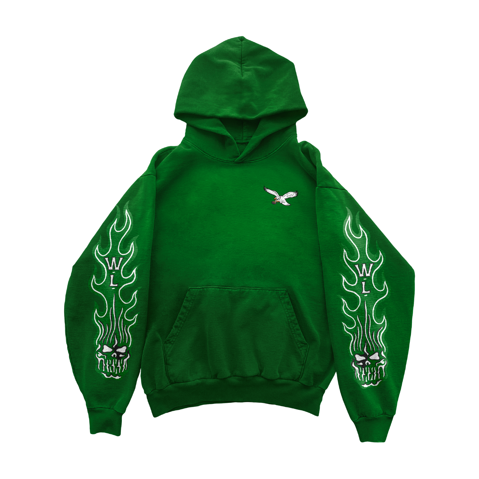 Eagles Push Hoodie - Kelly Green