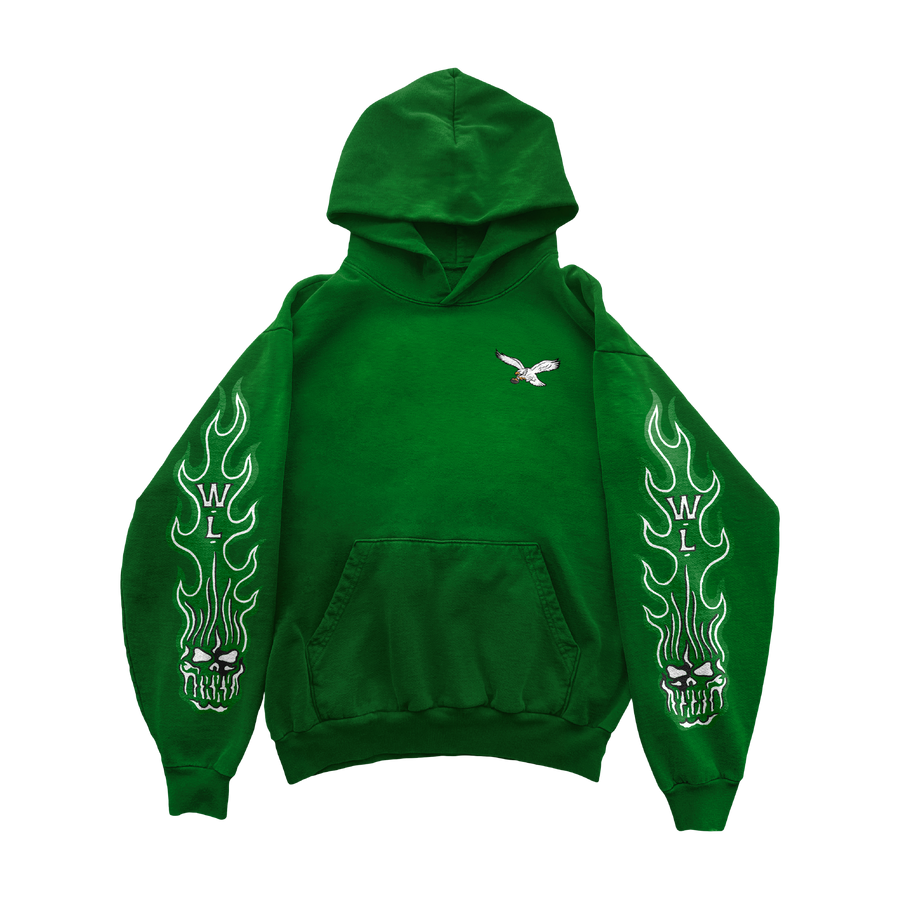 Eagles Push Hoodie - Kelly Green