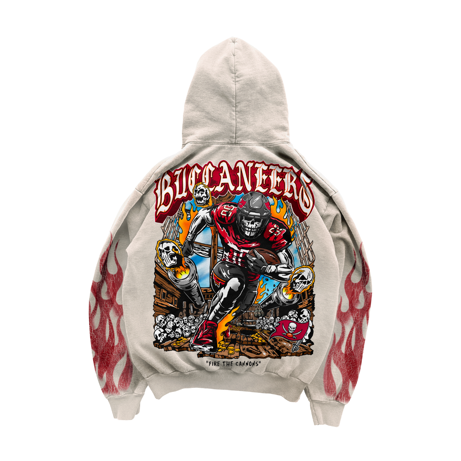 Buccaneers "Fire the Cannons" Hoodie - Natural