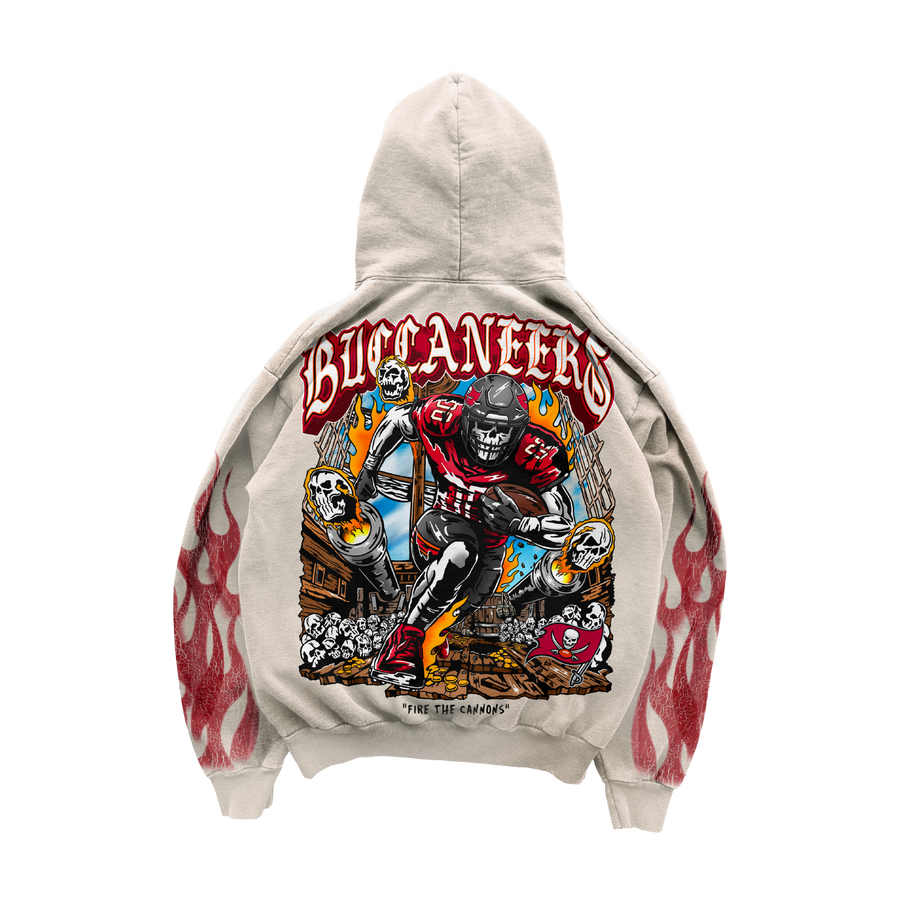 Buccaneers "Fire the Cannons" Hoodie - Natural