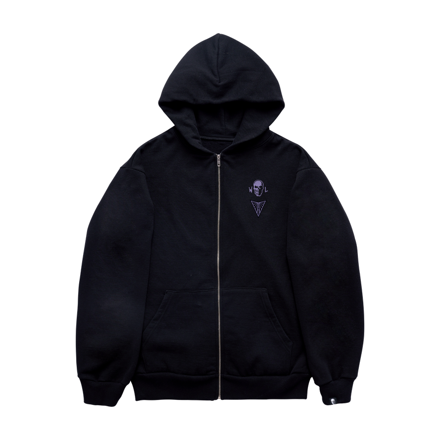 Flying Valkyries Zip Hoodie - Black