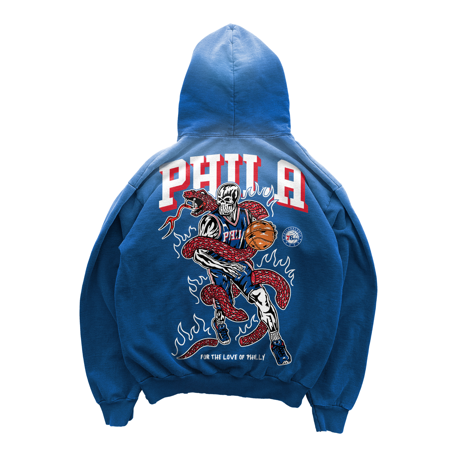 For the Love of Philly Hoodie - Blue